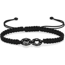 Adjustable Cremation Jewelry Heart Urn Bracelet for Ashes Women Men Braided Bracelets Heart Link Cremation Memorial Bracelet Memorial Bracelet Urn Bangle Ashes Holder