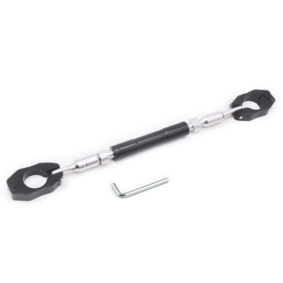 Adjustable Crossbar Balance Bracket Regulator Steering Wheel Reinforcing Motorcycle Balance Bar, Aluminum for All Riders