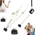 thumbnail image 1 of Adjustable Crossbody Phone Wallet Lanyard with Safety Breakaway Clasp, 2-in-1 Hangable with Pouch, 1 of 7