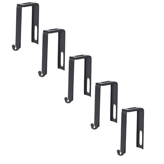 Adjustable Cubicle Hangers For Coats And Bags Versatile Partition Clothes Hooks Hanging Hooks For Off Ice Home And Storage 5PCS