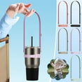thumbnail image 1 of Adjustable Cup Strap Holder, Universal Water Bottle Carrier with Hoop Rope, 5 Colors & Multi-gear Adjustment for Sesolution Grip, Non-slip & Easy Clean Design for Travel, Hiking, and Outdoor, 1 of 2