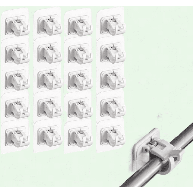 Adjustable Curtain Rod Holder, Set of 2 Lokinsetin No Drilling