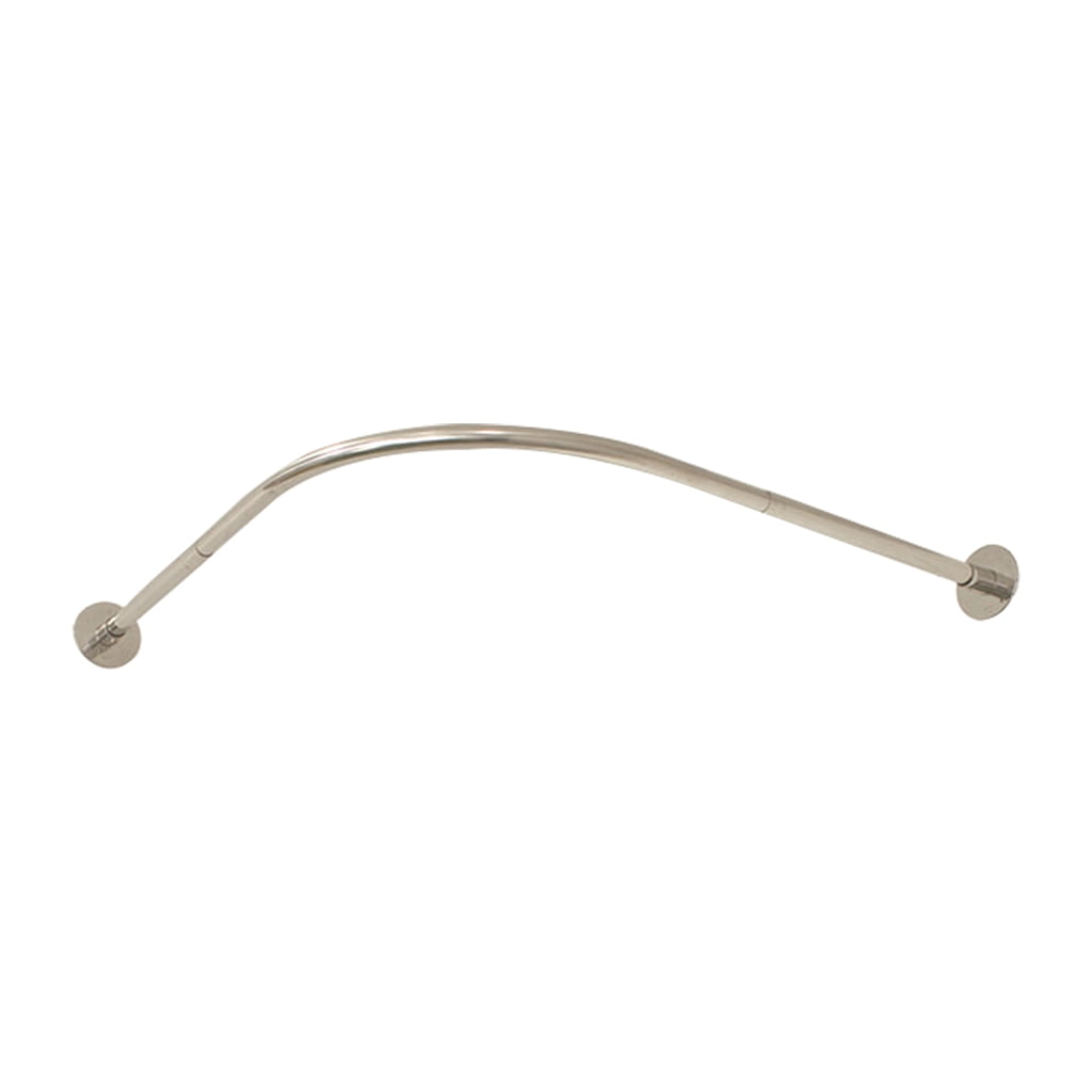 Adjustable Curved Shower Curtain Rod 30-51 Inches, 304 Stainless Steel ...