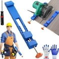 thumbnail image 1 of Adjustable Cutting Machine Base Guide, Electric Circular Saw Milling Positioning Clamp, Circular Saw Milling Clamp Precision Wood Cutting Guide for Precision Cutting and Milling Tasks, 1 of 3