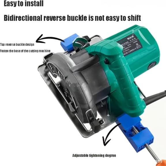Adjustable Cutting Machine Base Guide,Innovative Clamp Circular Saw Guide,New Electric Circular Saw Milling Positioning Clamp,Woodworking Tools,Specially Designed for Cutting and Milling Tasks