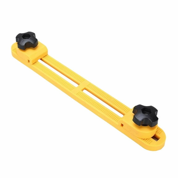 Adjustable Cutting Machine Base Rail with Sturdy ABS Plastic, Perfect for 4-6 inch Saw