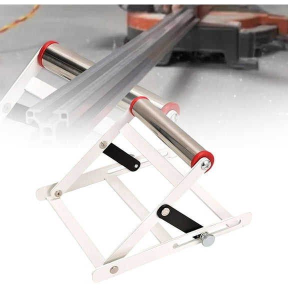Adjustable Cutting Machine Support Frame, Adjustable Roller Stand, Scroll Saw Stand, Mobile Bases, Table Saw Stand Height Adjustable, Metal Cutting Machine Work Support Stand (Color : 2PCS)
