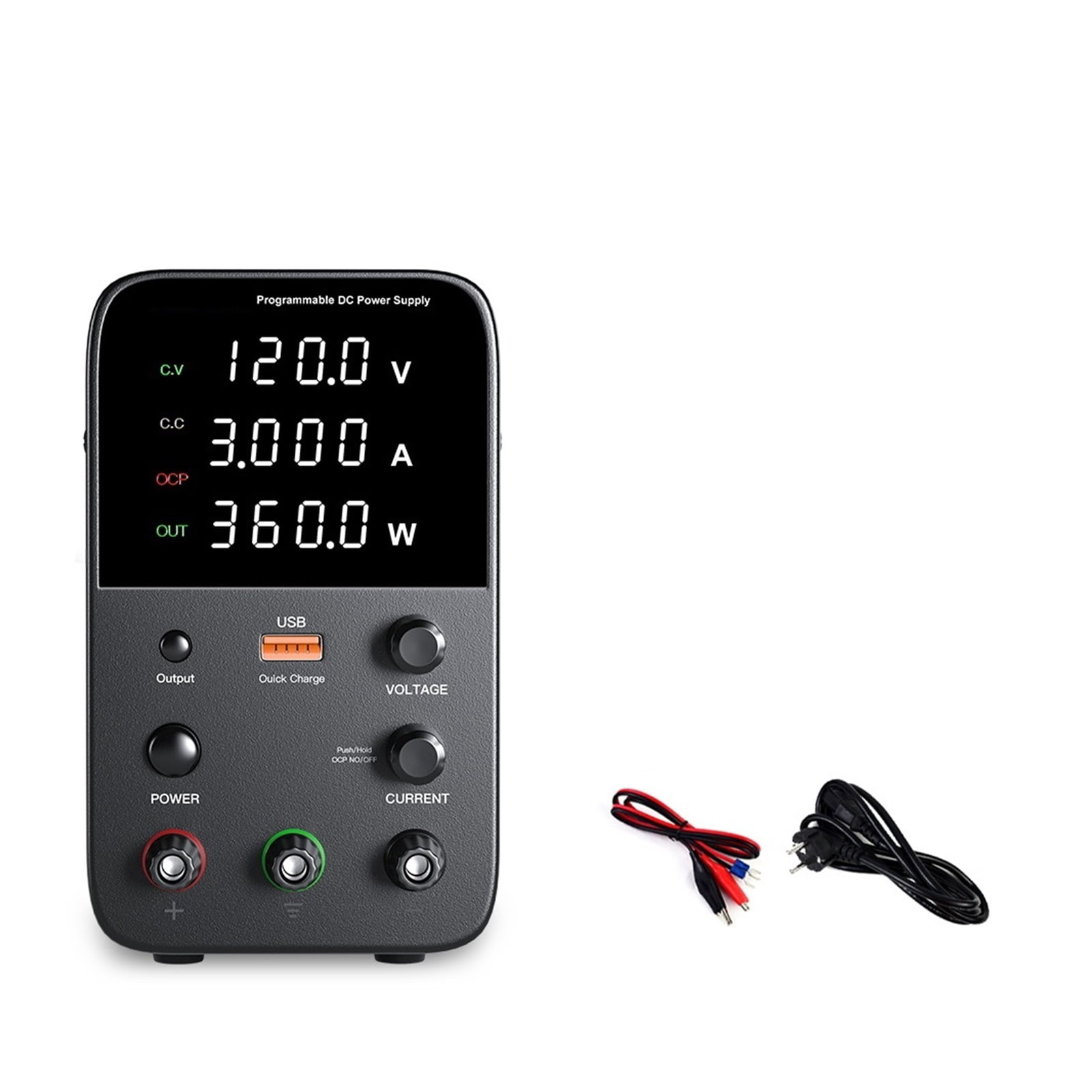 Stable Power Adjustable DC Power Supply 30V 10A 60V 5A Lab Bench Power Source ...