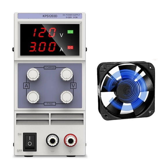 Adjustable DC Power Supply 3A LED Digital Lab Bench Power Source Stabilized Power Supply Voltage Regulator Switch Wanptek