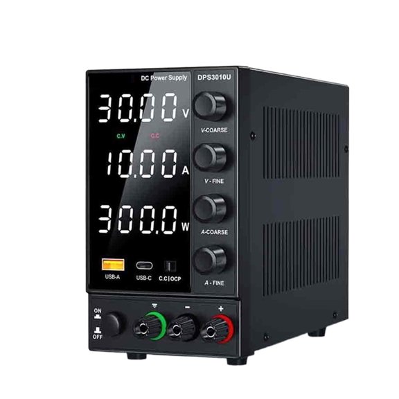 Adjustable DC Power Supply LaboratoryBench Power Source Switching Stabilized LCD Power Supply Regulator ,Stable Output