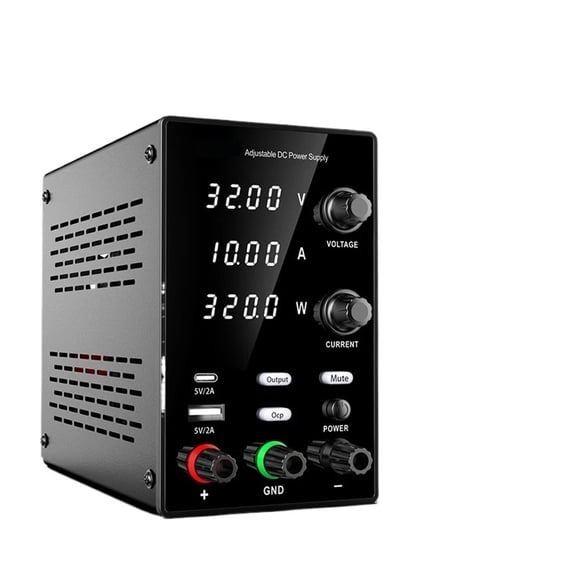 Adjustable DC Power Supply UPS3210 Laboratory Maintenance Workbench 32V 10.5A Voltage Current Regulator