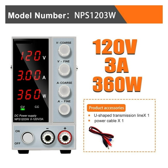 Adjustable DC Power Supply Voltage Regulator Laboratory Stabilizer Switching DC Power Bench Source Power Supply Current Stabilizer ,Test accurately