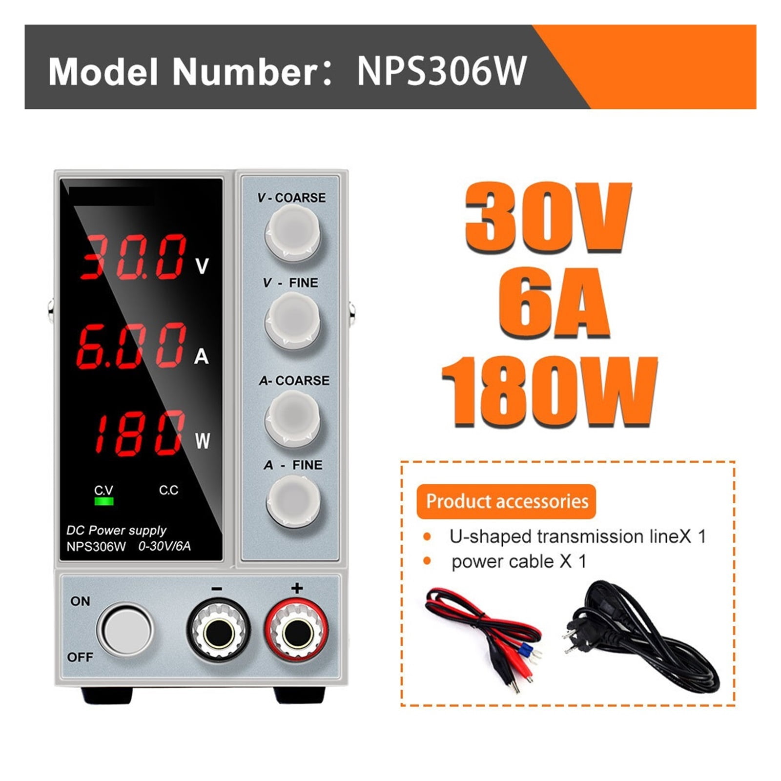 Adjustable DC Power Supply Voltage Regulator Laboratory Stabilizer