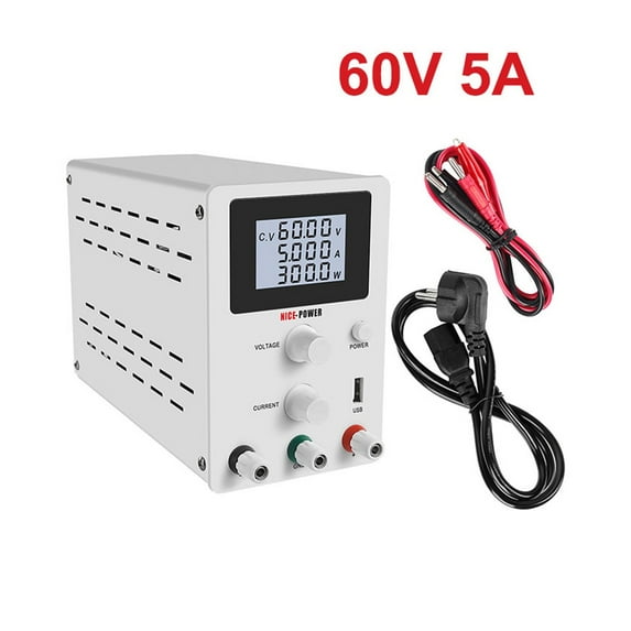Adjustable DC Switching Lab Power Supply Laboratory Voltage Regulator Variable Power Supplies 30V 10A 60V 5A 120V 3A 30V 5A ,Low-loss