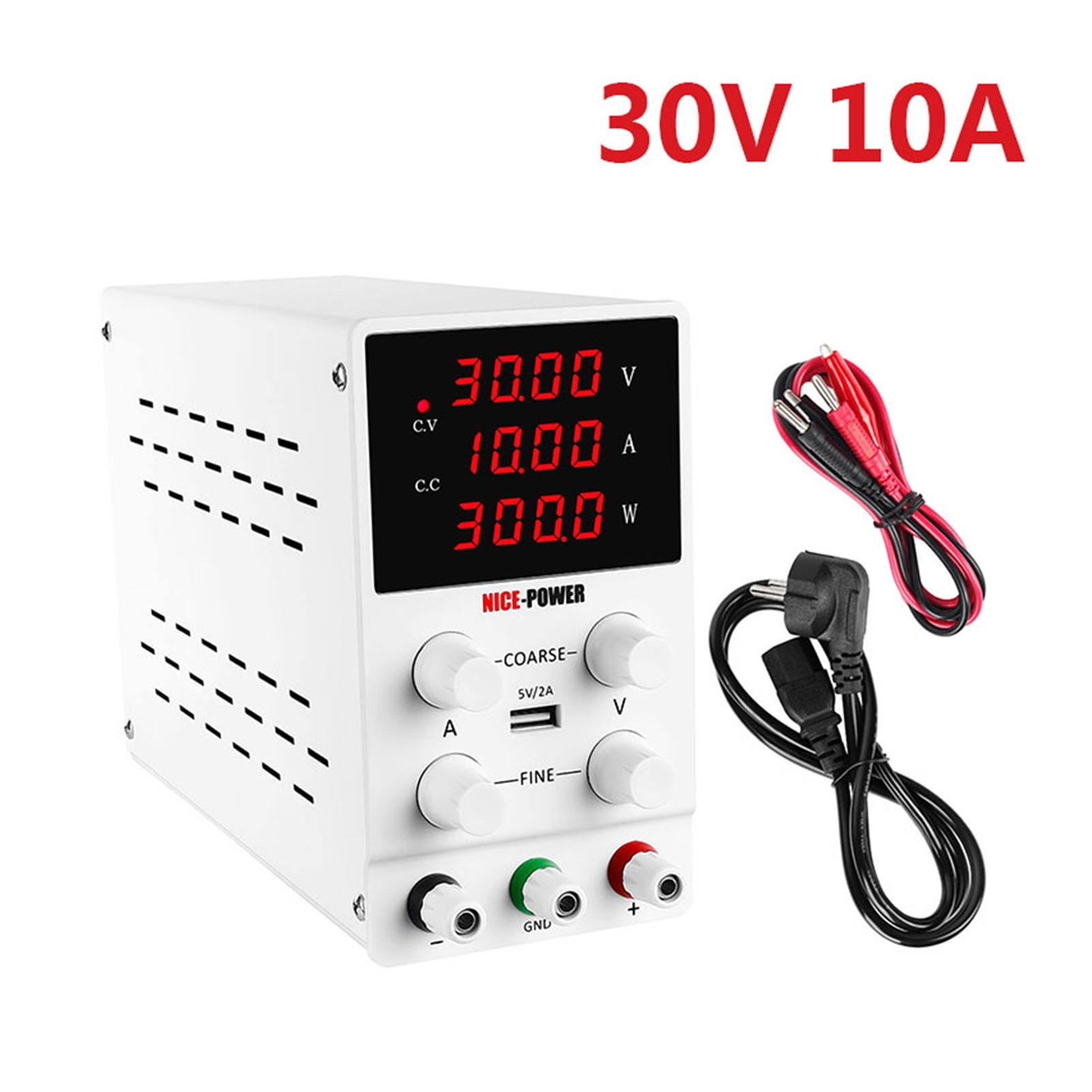 Adjustable DC Switching Lab Power Supply Laboratory Voltage Regulator ...