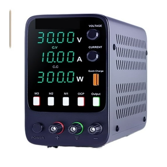Adjustable DC Voltage Regulator Power Supply, 30V 10A 60V 5A Lab Work Power, USB Fast ChargingVoltage Regulator Switch / ,Voltage Consistency
