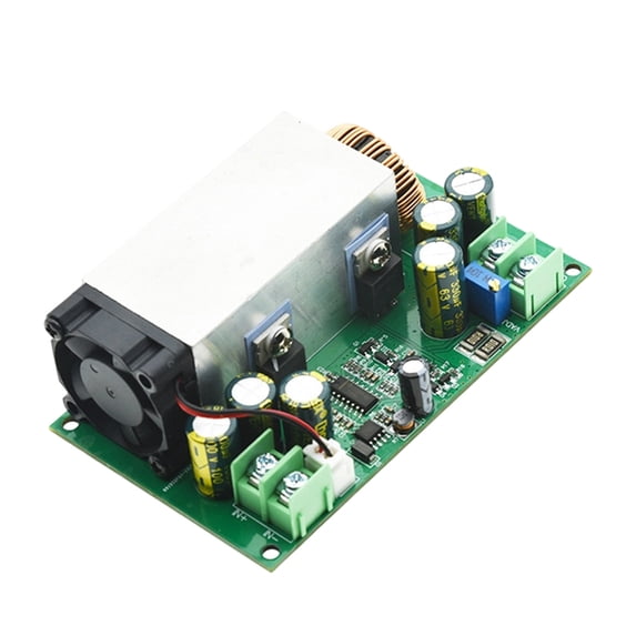 Adjustable DCDC Stepping Down Converters Module 600W 25A Voltages Regulator With Cooling Fan Design