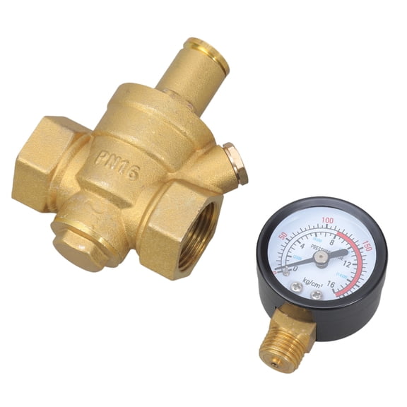 Adjustable DN20 Brass Pressure Regulator 1/2 Inch for Residential Commercial
