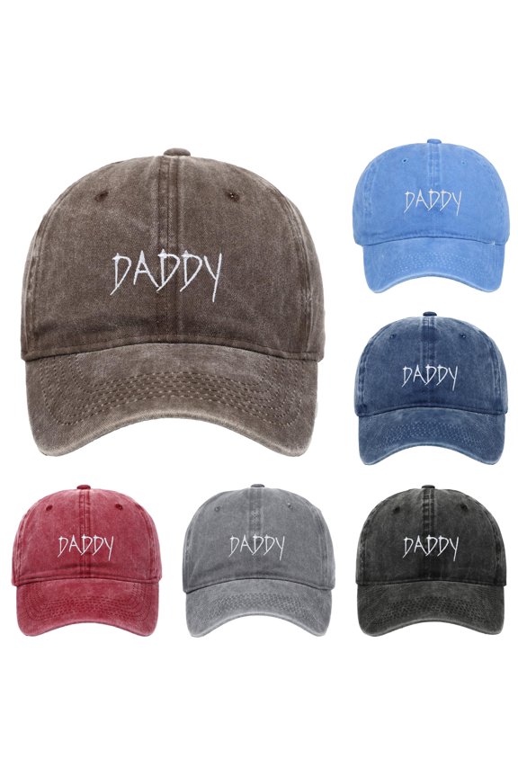 Adjustable Dad Baseball Cap with Embroidered Letters Sun Soft Washable for Adults G Hat