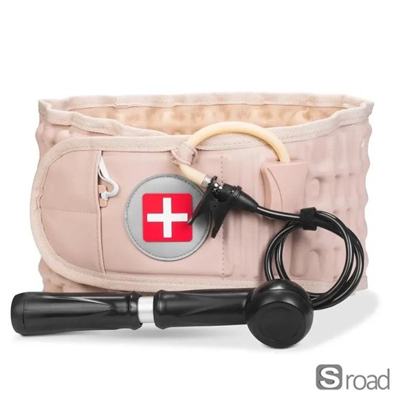 Adjustable Decompression Belt For Lumbar Disc Herniation, Lumbar Traction Device For Back Pain Relief, Sciatica, And Spine Support, CE Certified,Pink,Large