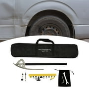 Adjustable Dent Repair Kit, Fender Dent Removal Tool with Pry Bar, Stainless Steel Car Body Repair Kit, Ergonomic Handle for Auto Maintenance