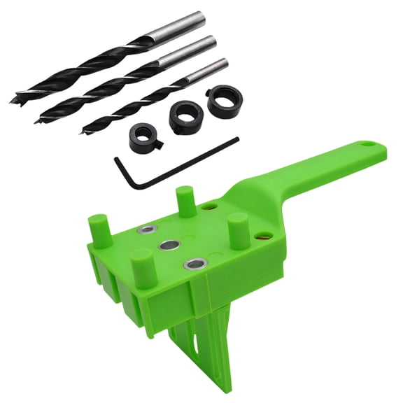 Adjustable Depth Woodworking Drill Guide Set With 6mm 8mm 10mm Bit Suitable For Flawlessly Dowel Joints And Cabinet Making