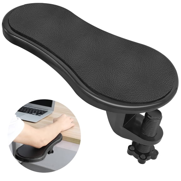 Adjustable Desk Armrest Extender for Computer Use, Rotating Wrist Support, 13x29x13cm