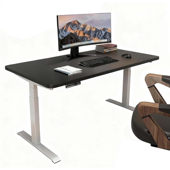 Adjustable Desk - Ergonomic Office Desk with 3 Memory Heights, Smart Height Adjustable Gaming Table Workstation