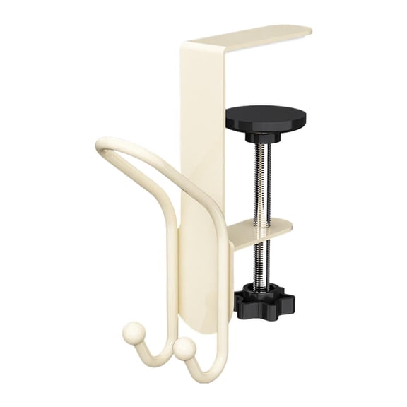 Adjustable Desk Mount Hook Backpack Hook for Desk Storage, Punch Storage Desk Strong Dormitory Load-Bearing