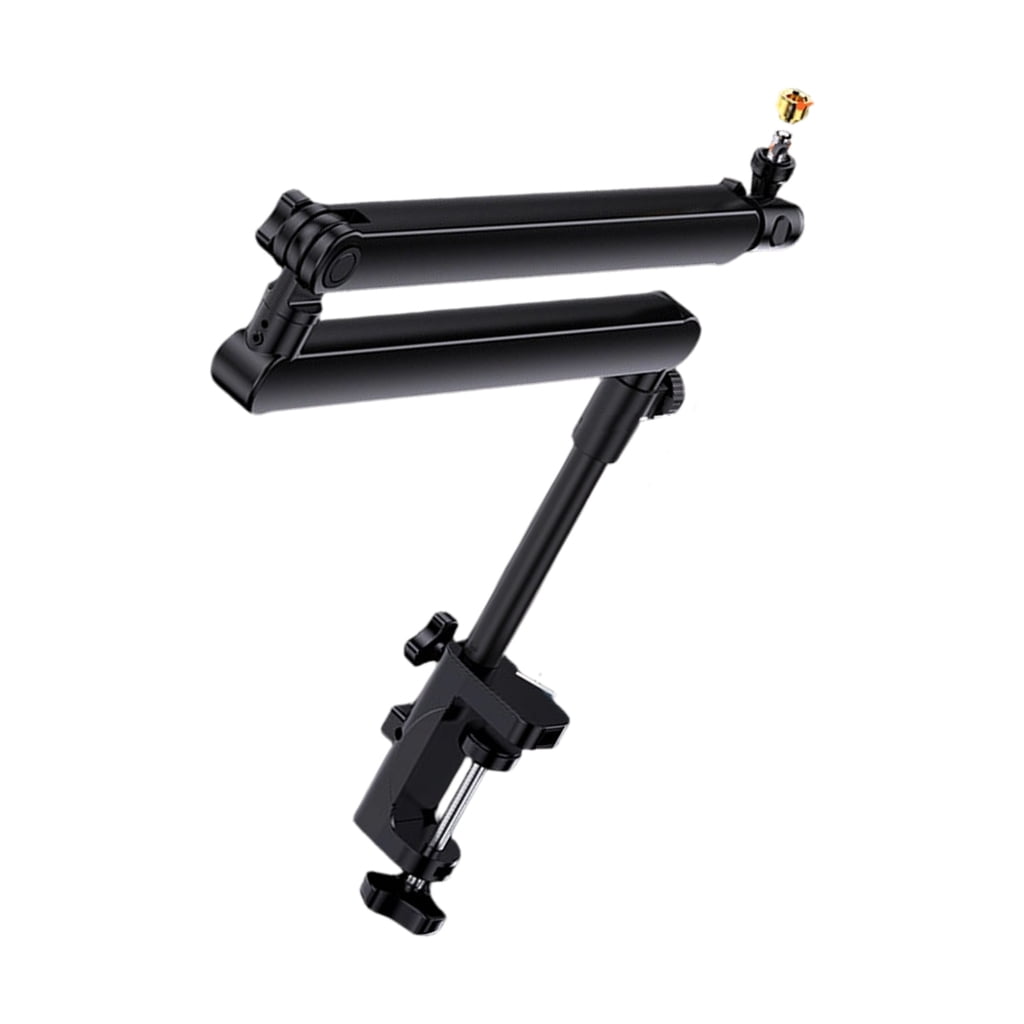 Adjustable Desktop Microphone Boom Arm Mount Heavy Duty Clamp 3Section 360°Rotation For Streaming Voice Broadcasting