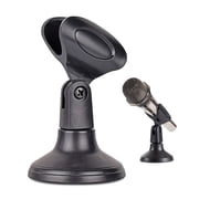 Adjustable Desktop Microphone Stand with 360  Rotation, Portable Mic Clip Holder for Wireless & Wired Handheld Microphones, Ideal for Conferences, Podcasts, Studios, Online Chats,table mic stand