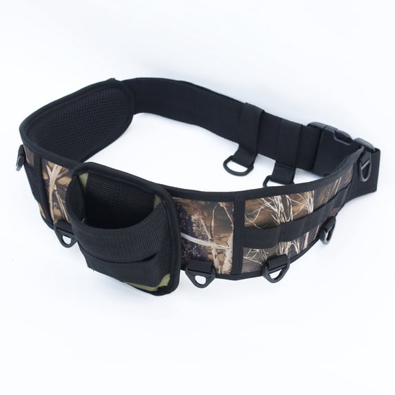 Adjustable Detachable Fishing Rod Belt with Padded Belly Pad – Heavy Duty Waist Support for Saltwater Surf Big Game Sea Fishing