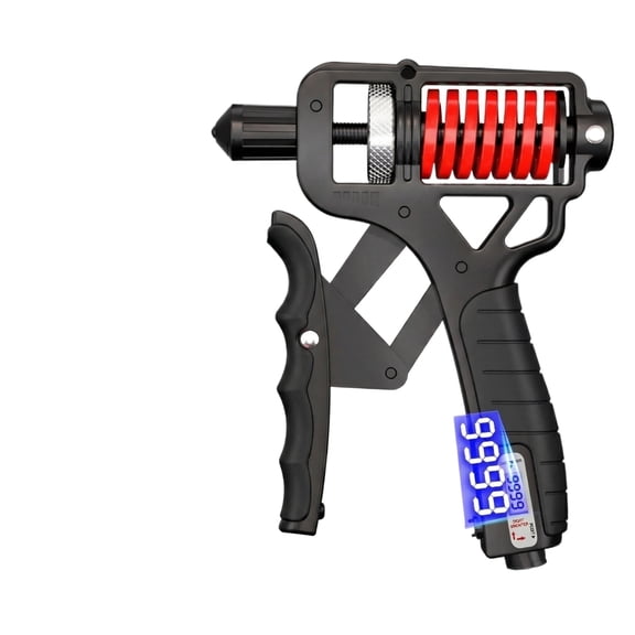 Adjustable Digital Hand Grip Strengthener with LCD Counter Ergonomic NonSlip Handle Resistance Trainer for Exercise and Rehabilitation