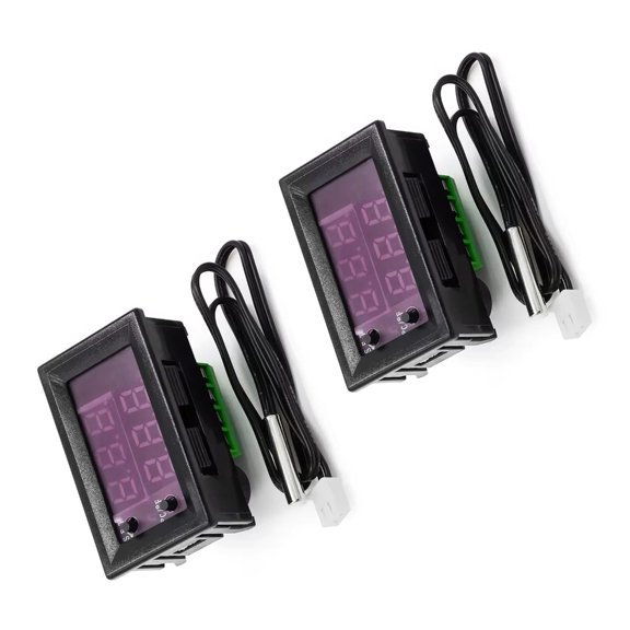 Adjustable Digital Temperature Controller Module Red Blue Display Low Power Consumption For Incubators Grow Lights