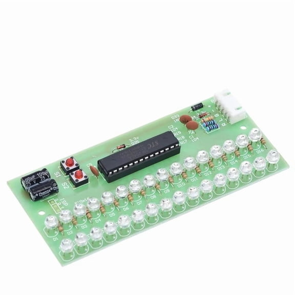 Adjustable Display Pattern LED VU Meter Level Indicator Amplifier Audio 16 Dual Channel Lamp Light Green DC 8V to 12V