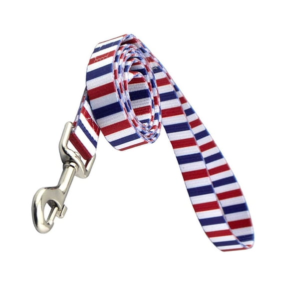 Adjustable Dog Collars for Large Medium Small Dogs Flag - Plaid - Animal Prints - Durable Nylon