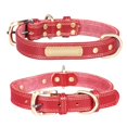 thumbnail image 1 of Adjustable Dog DIY Collars Soft Leather Custom Dog Collar, 1 of 4