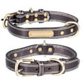 thumbnail image 1 of Adjustable Dog DIY Collars Soft Leather Custom Dog Collar, 1 of 4