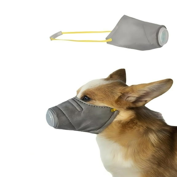 Adjustable Dog Gas Mask, 2025 New Anti PM2.5 Breathable Dog Masks, Anti Dust and Fog Dogs Respirator Mask, Reusable Pet Anti-Smoke Face Mask