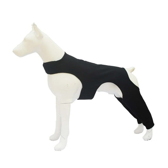 Adjustable Dog Legs Sleeve Prevents Wounds and Provide Warmth for Recovery Against Licking Assists in Healing Brace