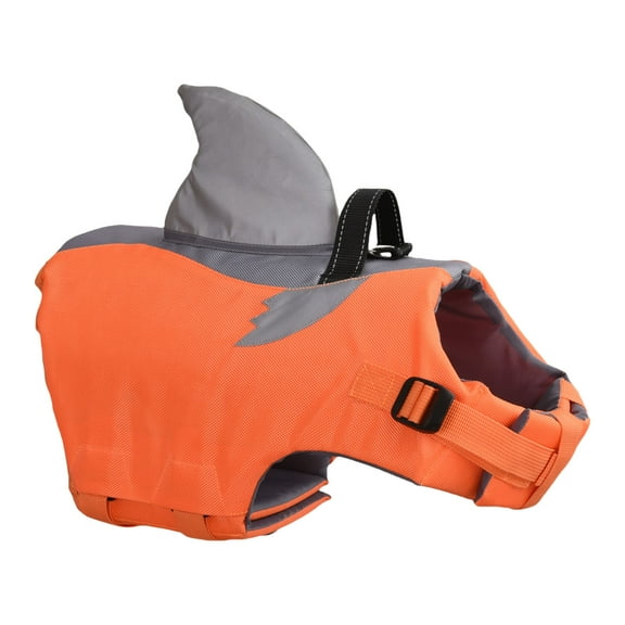 Adjustable Dog Life Preservers with High Buoyancy Swim Vest 6 Size Flotation Device Swimsuit Rescuing Handle