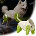 thumbnail image 1 of Adjustable Dog Raincoat Hooded Waterproof Jacket for Large Medium Small Dogs, Reflective Rain Poncho for Rainy Days Night Visibility, 1 of 7