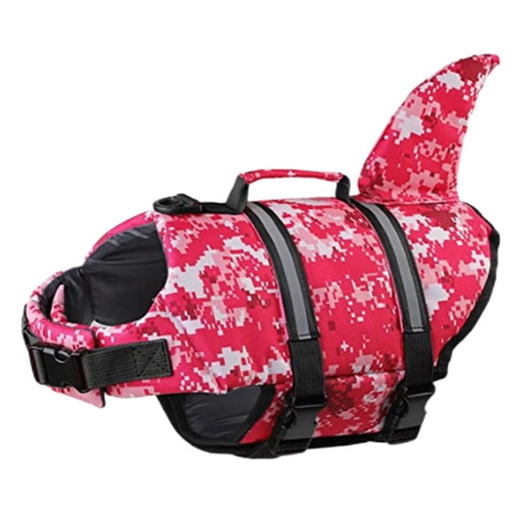 Adjustable Dog Swim Life Preservers with High Buoyancy Vest Flotation Device Swimsuit Rescuing Handle