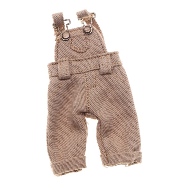 Adjustable Doll Suspenders Pants Dolls Clothes Outfit For Toy Model Figurine Dressingup Accessory