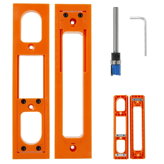 Adjustable Door Hinge Jig for Door Hinge from 2.5inch to 6inch Length Easy to Operate Gate Pivot Mortiser Enduring Gate Jamb Pivot Jig for Woodworker