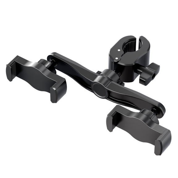Adjustable Double Ball Head Phone Holder for 360 Live Streaming & Video Recording