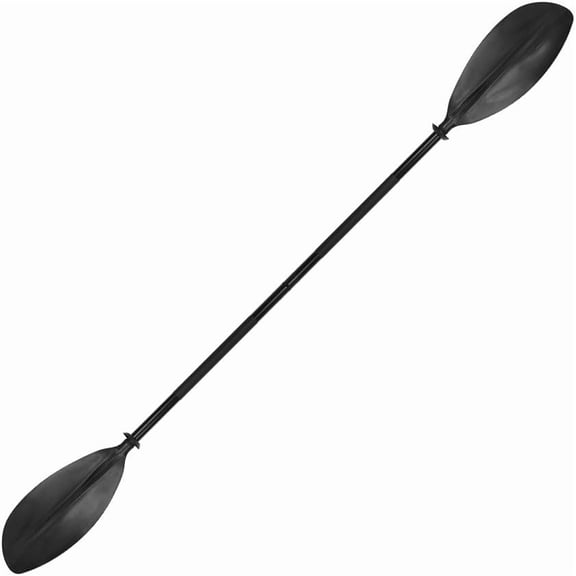 Adjustable Double Blade Kayak Paddle, Lightweight Plastic Canoe Boat Oar for Kayaking Water Sports, Orange