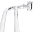 thumbnail image 1 of Adjustable Double-Curved Shower Rod, Chrome, Aluminum, Wall Mounted, 44 to 70 Inches, 1 of 7