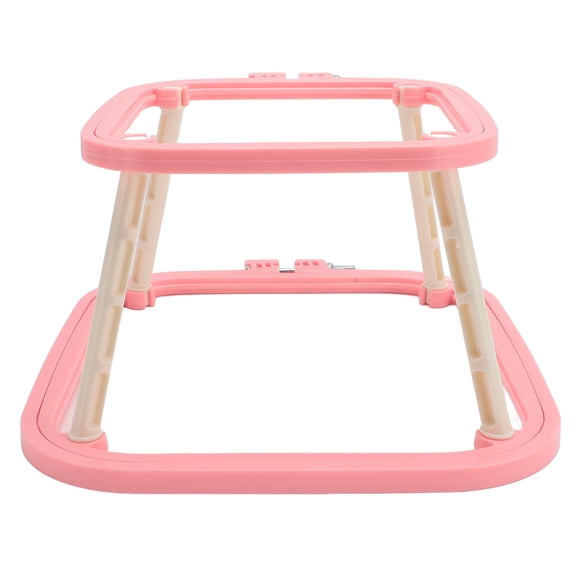 Adjustable Double Layer Desktop Embroidery Frame Stand for DIY Needlework Craft Projects Watermelon Red