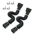 thumbnail image 1 of Adjustable Downspout Extension - Corrugated Drain Pipe - Flexible Gutter Water Spout - for Rainwater - - Outdoor, 1 of 7